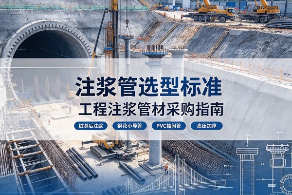 桓仁注浆管选型标准